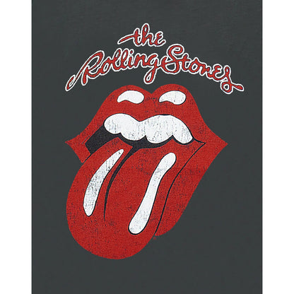 Grey - Back - Amplified Childrens-Kids Vintage Tongue The Rolling Stones T-Shirt