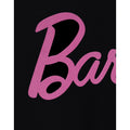 Black - Back - Barbie Womens-Ladies Classic Logo Short-Sleeved T-Shirt
