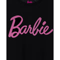 Black - Close up - Barbie Womens-Ladies Classic Logo Short-Sleeved T-Shirt