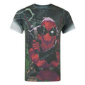 White - Front - Deadpool Mens Cash Sublimation T-Shirt