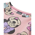 Pink - Pack Shot - Disney Girls Minnie Mouse All-Over Print Long Pyjama Set