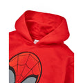 Red - Side - Spider-Man Childrens-Kids Face Hoodie