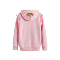 Pink - Back - Disney Princess Childrens-Kids Crown 3D Hoodie