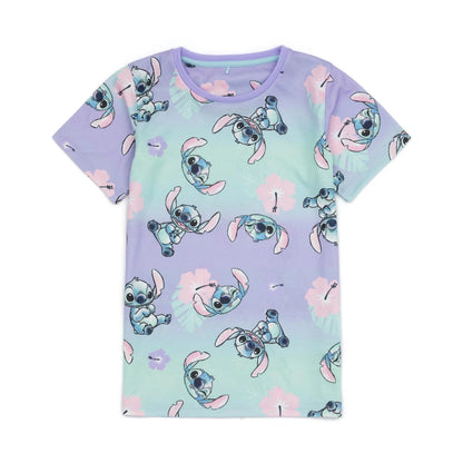 Multicoloured - Lifestyle - Lilo & Stitch Girls Just Chill Short Pyjama Set (Pack of 2)