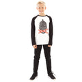 White - Side - Fortnite Boys Black Knight Long-Sleeved T-Shirt