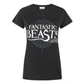 Black - Front - Fantastic Beasts And Where To Find Them Girls Short-Sleeved T-Shirt