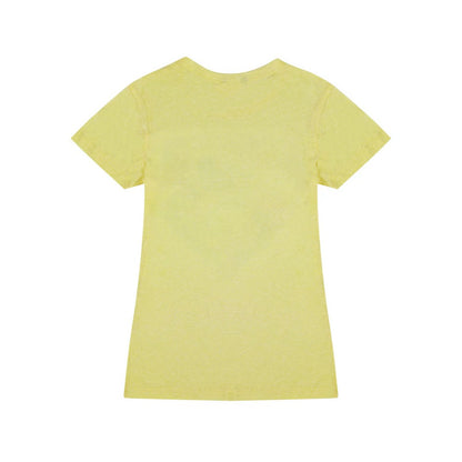 Yellow - Back - Superman Womens-Ladies T-Shirt