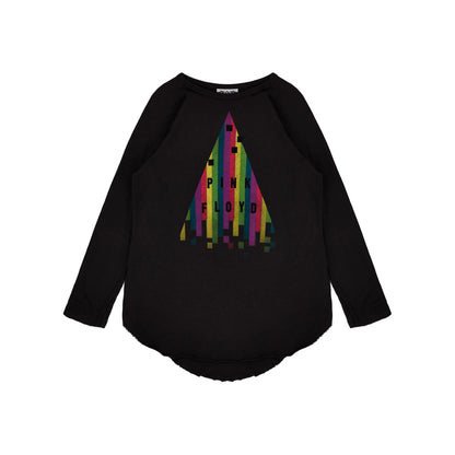 Black - Front - Pink Floyd Womens-Ladies Long-Sleeved T-Shirt