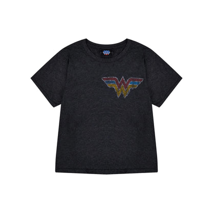 Grey - Front - Wonder Woman Womens-Ladies T-Shirt