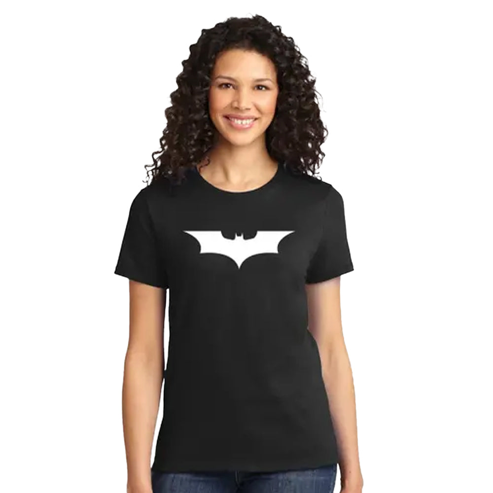 Black - Front - Batman Womens-Ladies T-Shirt