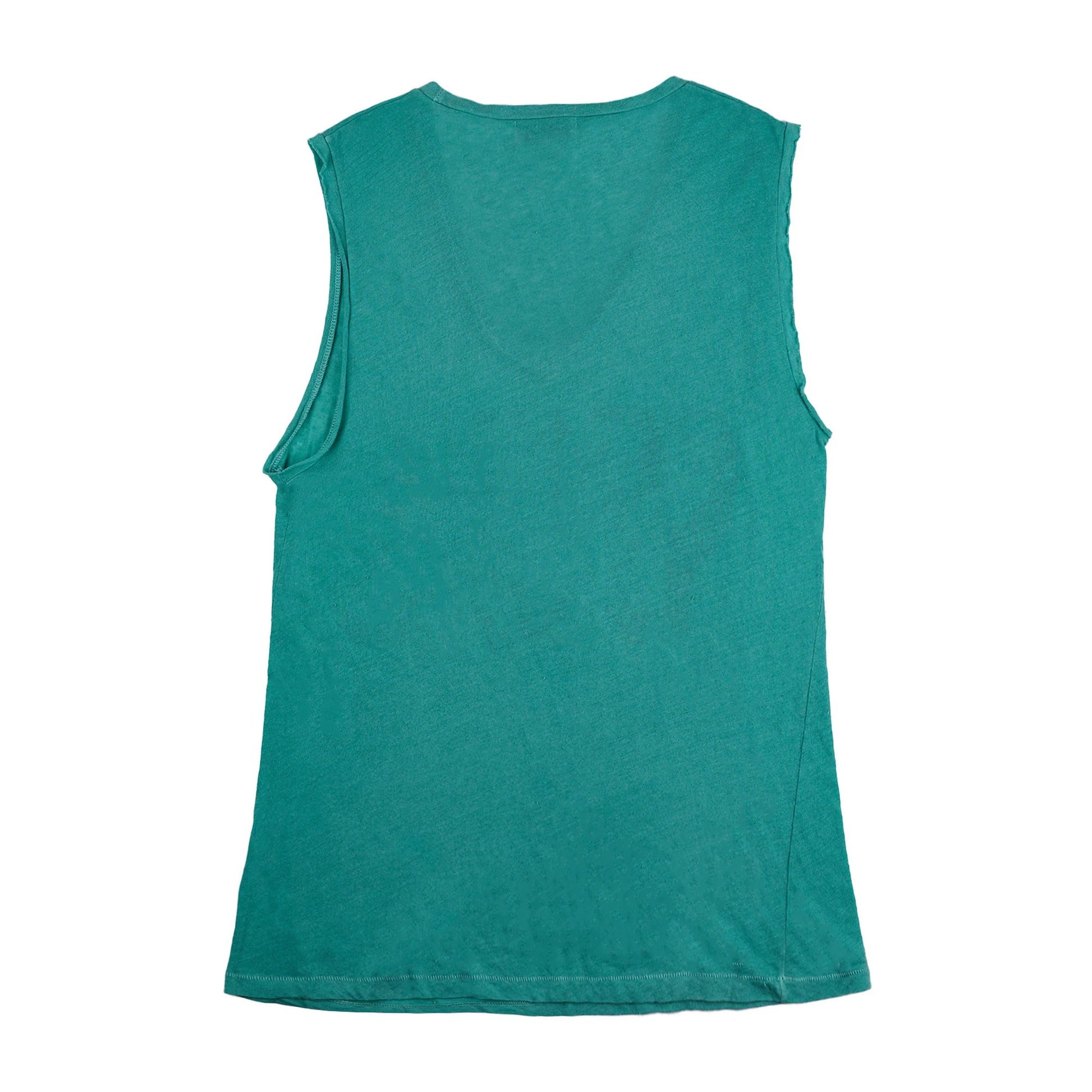 Turquoise - Back - YO! Womens-Ladies Vest Top