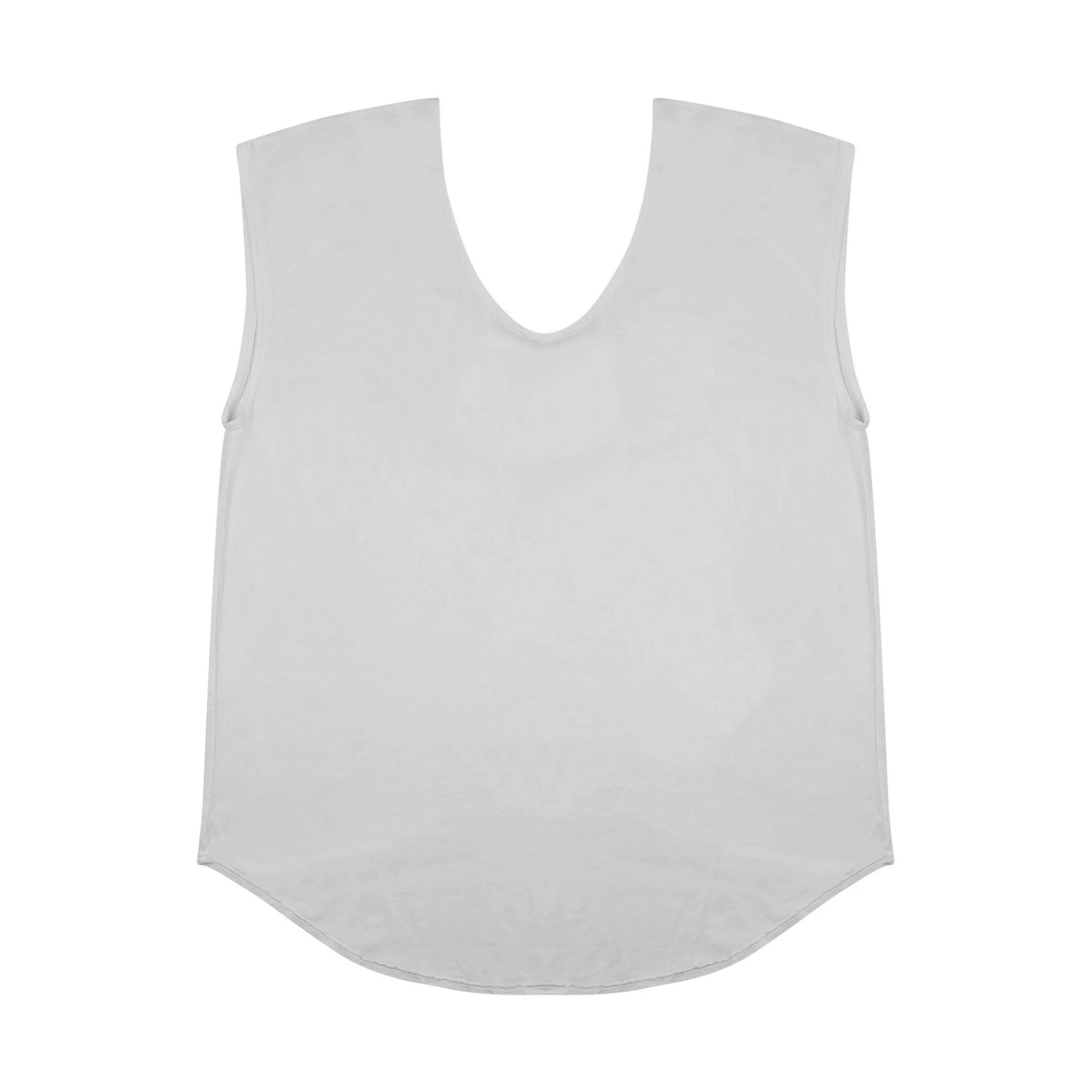 White - Back - Womens-Ladies Reckless Love Vest Top
