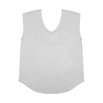 White - Back - Womens-Ladies Reckless Love Vest Top