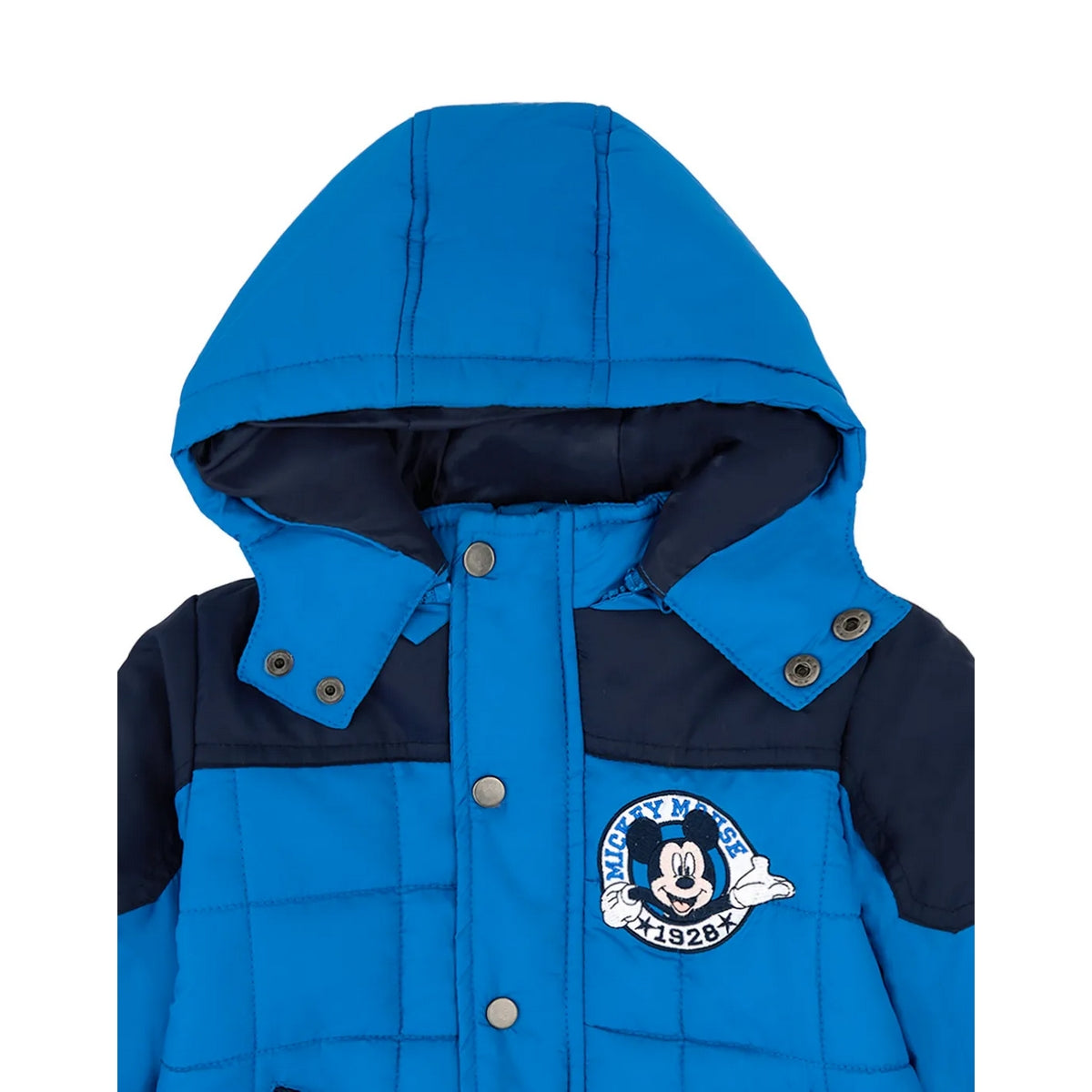 Blue - Side - Mickey Mouse Boys Zipped Long-Sleeved Jacket