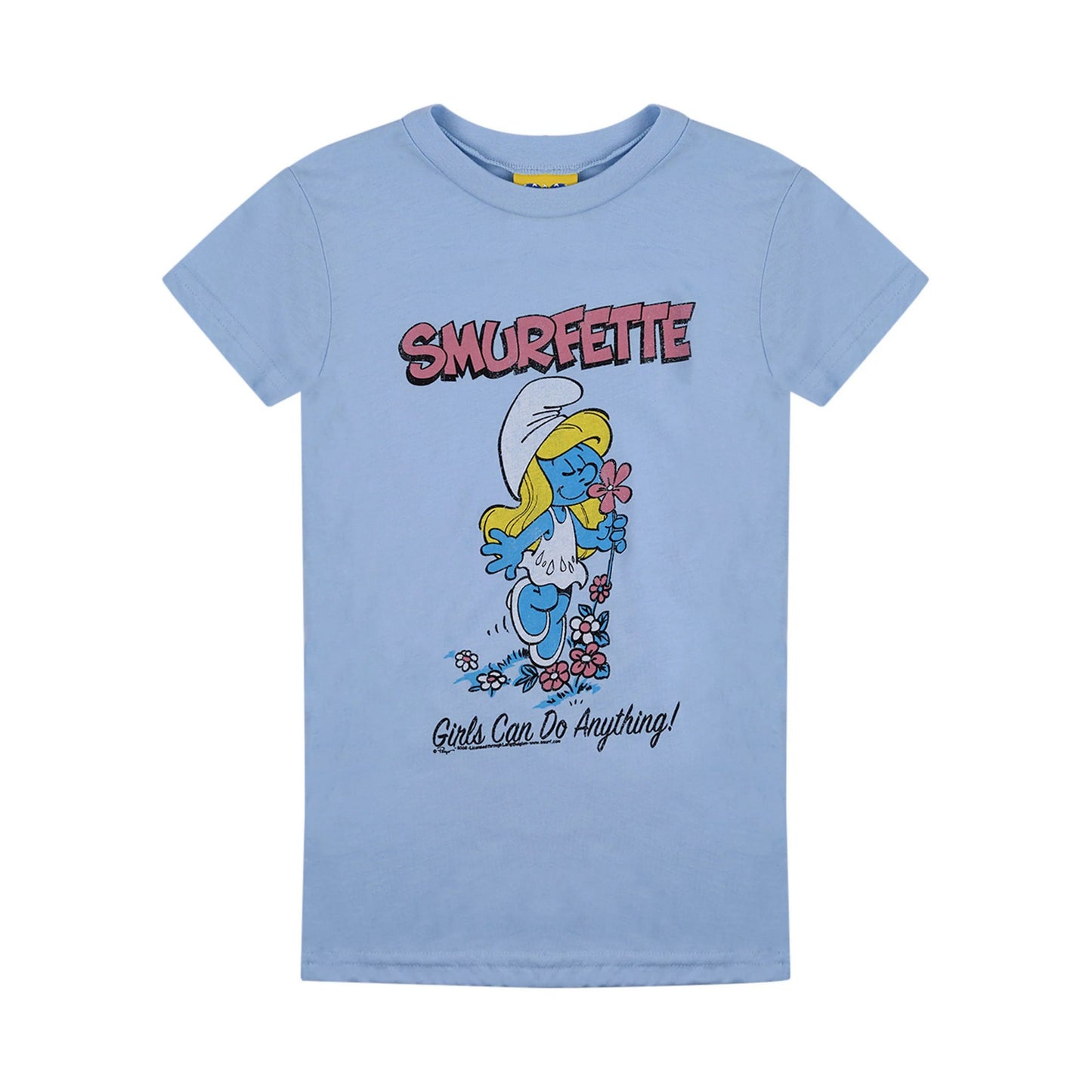 Black - Front - The Smurfs Womens-Ladies Smurfette T-Shirt