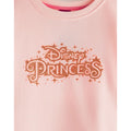 Pink - Lifestyle - Disney Princess Girls Logo Glitter Casual Dress