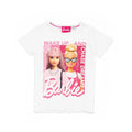 Pink-White - Back - Barbie Girls Characters Short Pyjama Set