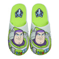 Green - Front - Toy Story Mens Buzz Lightyear 3D Effect Slippers
