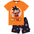 Orange - Front - Dragon Ball Z Boys Goku Short Pyjama Set