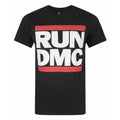 Black - Front - Run DMC Mens Logo T-Shirt