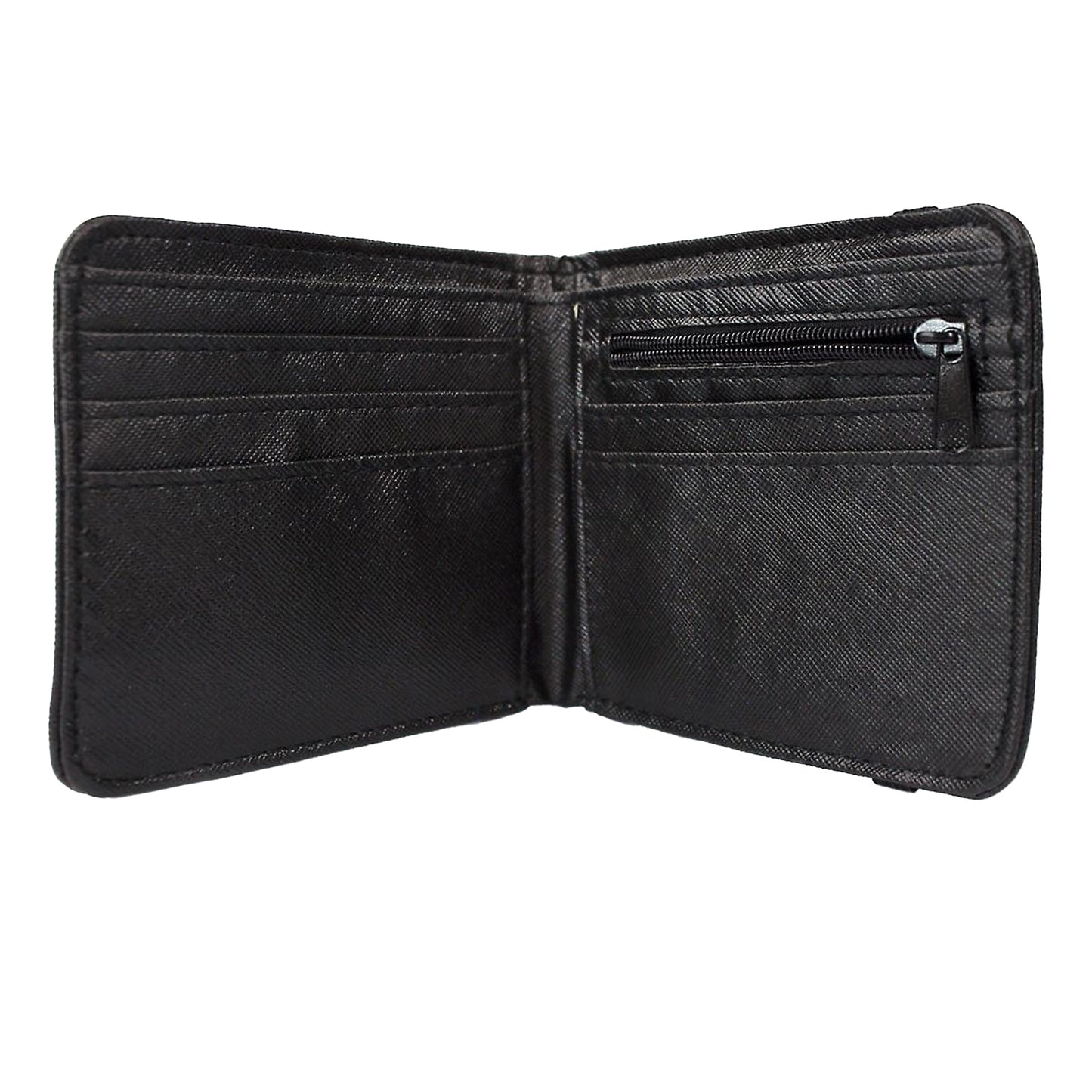Black-White-Grey - Back - RockSax Collage Bob Marley Wallet