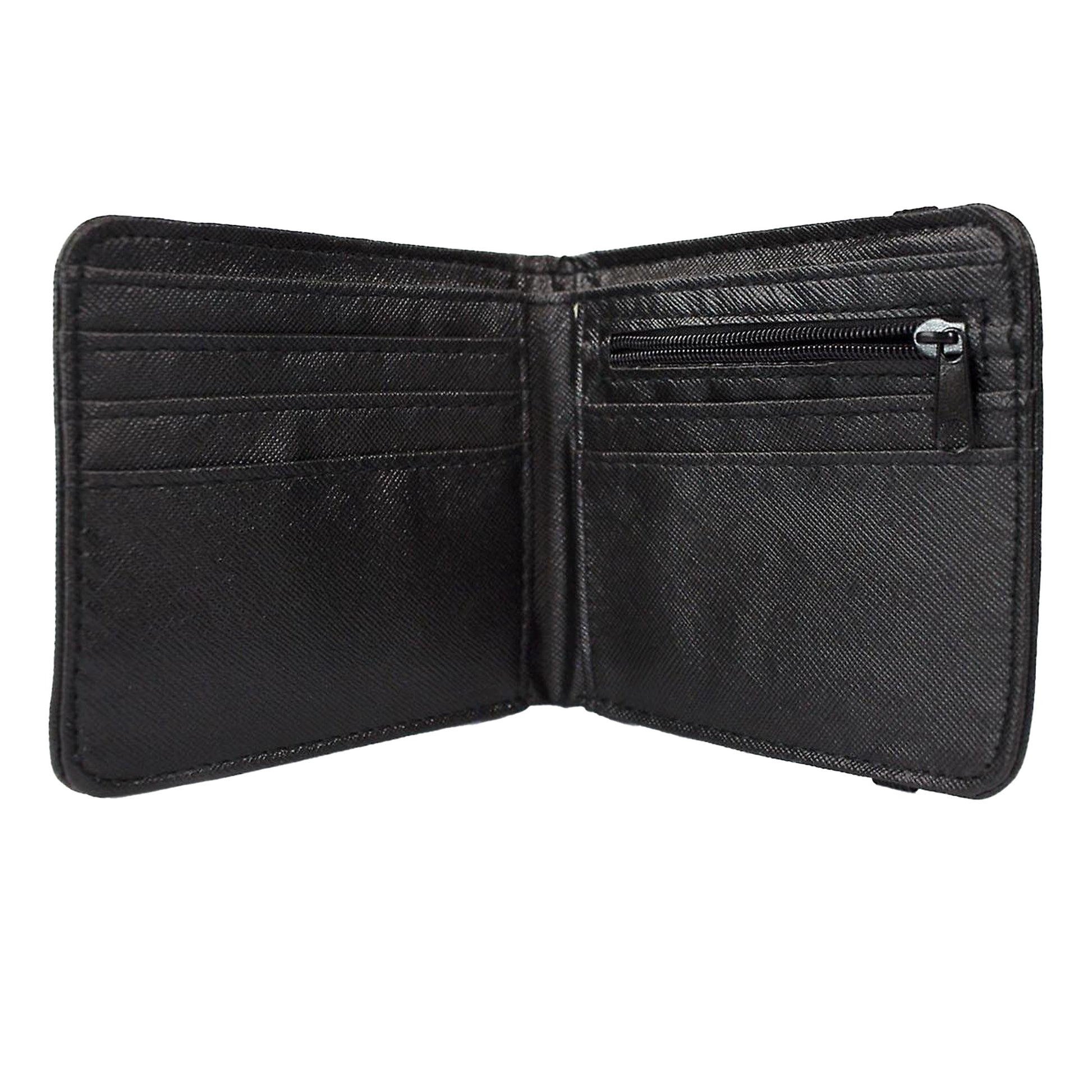 Black-White-Grey - Back - RockSax Collage Bob Marley Wallet