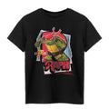 Black - Front - Teenage Mutant Ninja Turtles Boys Raphael Short-Sleeved T-Shirt