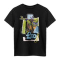 Black - Front - Teenage Mutant Ninja Turtles Boys Leonardo Short-Sleeved T-Shirt