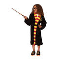 Black-Yellow-Red - Front - Harry Potter Childrens-Kids Hogwarts Crest Dressing Gown