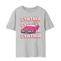Grey Marl - Front - Rugrats Womens-Ladies Cynthia Car T-Shirt