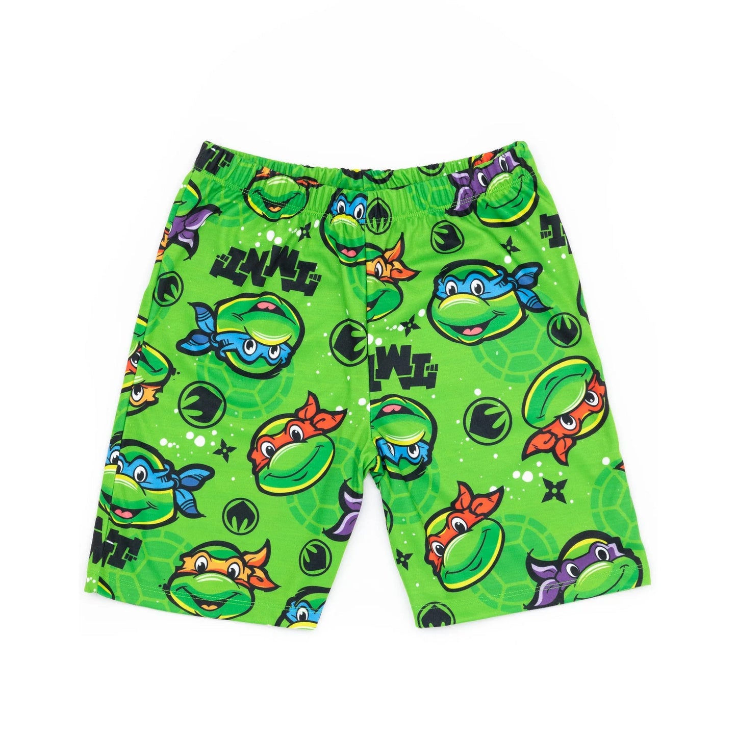 Green - Side - Teenage Mutant Ninja Turtles Boys Turtle Short Pyjama Set