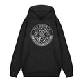 Black - Front - Gas Monkey Garage Mens Checker Disc Hoodie