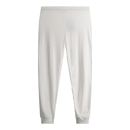 Grey - Front - Childrens-Kids Dotted Lounge Pants