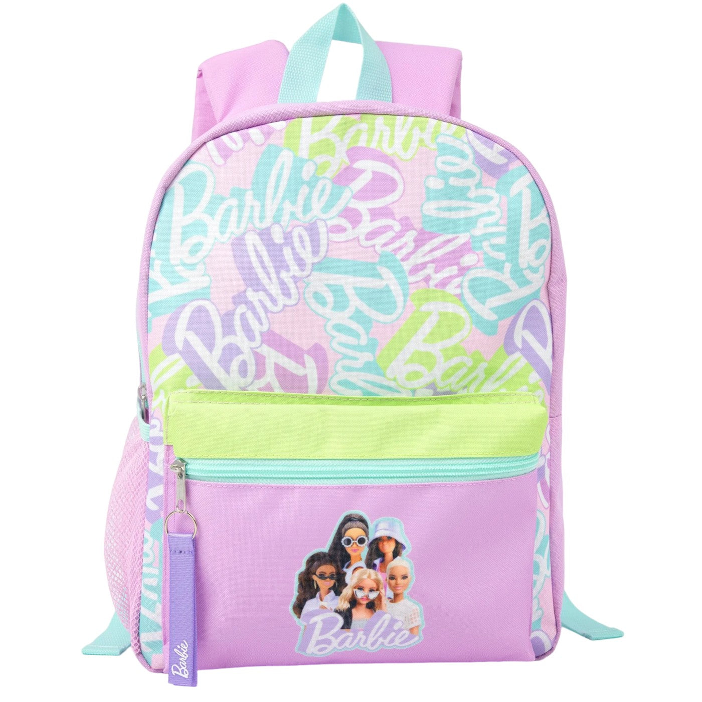 Purple - Back - Barbie Backpack Set (Pack Of 4)