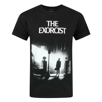 Black - Front - The Exorcist Mens Movie Poster T-Shirt