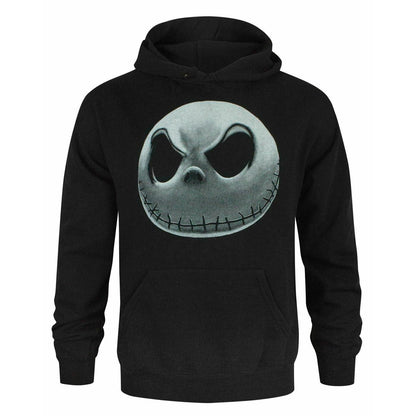 Black - Front - The Nightmare Before Christmas Mens Jack Skellington Hoodie
