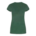 Green - Back - Nightmare Before Christmas Womens-Ladies Jack Skellington Reverse Seam T-Shirt