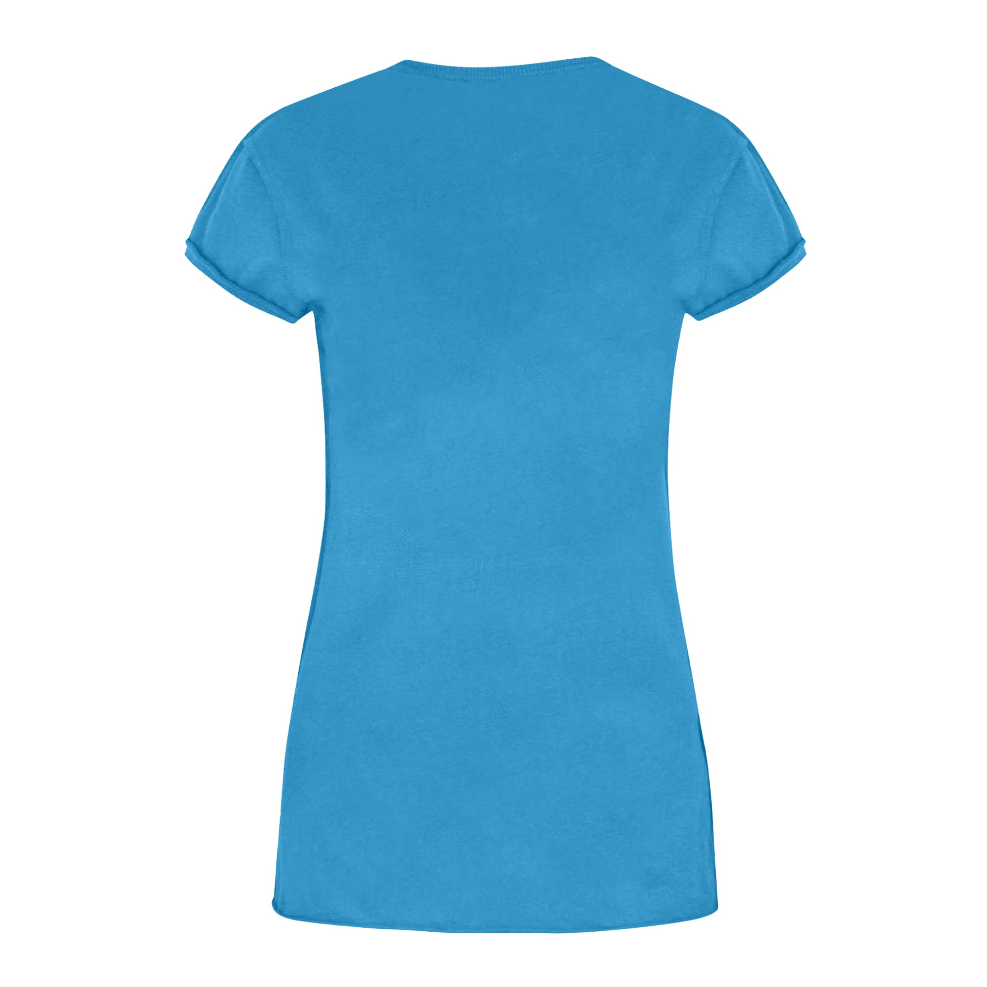 Blue - Back - Nightmare Before Christmas Womens-Ladies Jack Skellington Reverse Seam T-Shirt