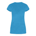 Blue - Back - Nightmare Before Christmas Womens-Ladies Jack Skellington Reverse Seam T-Shirt