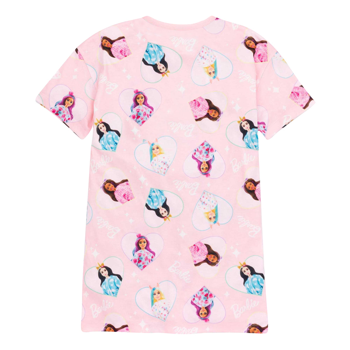 Pink - Back - Barbie Girls Nightie