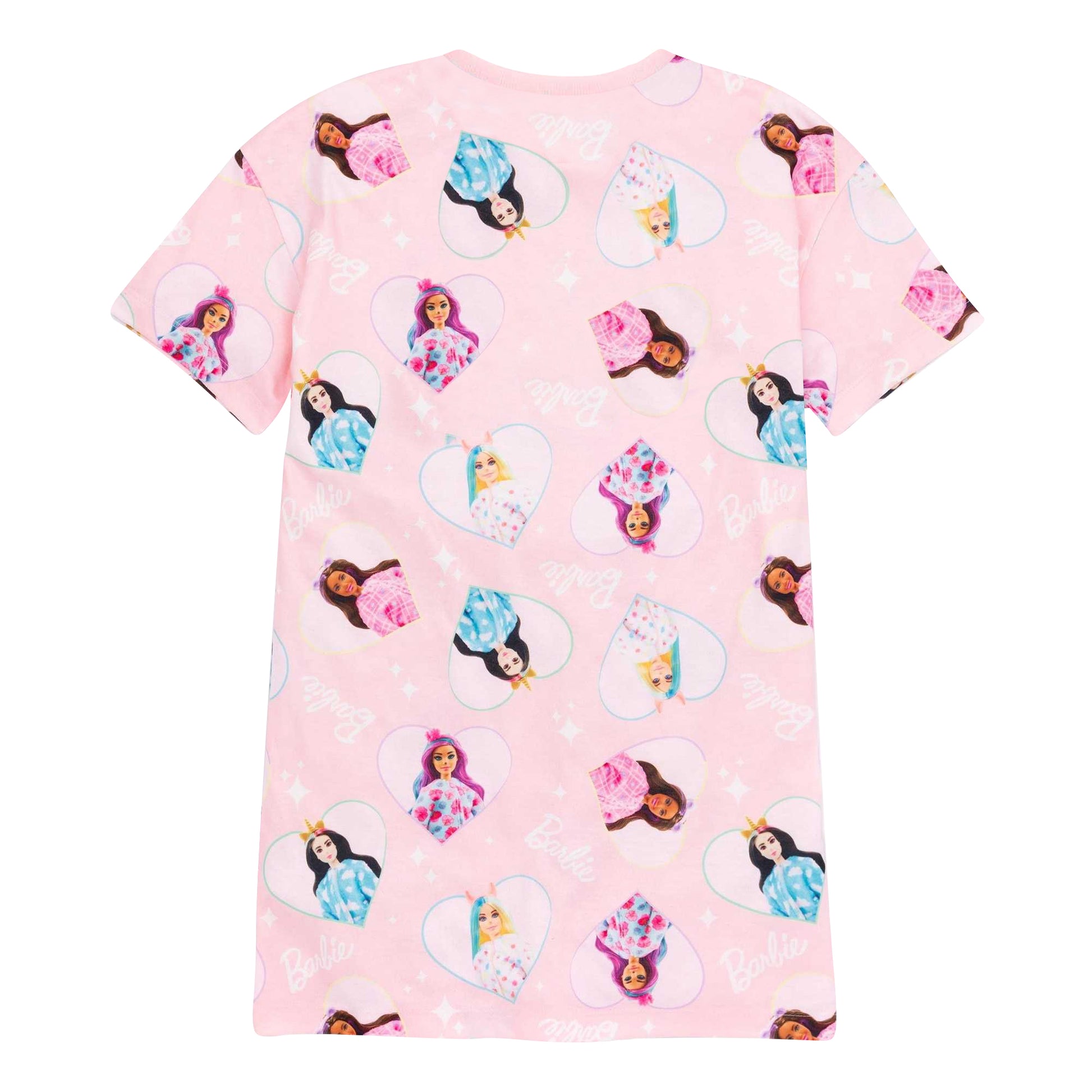 Pink - Back - Barbie Girls Nightie