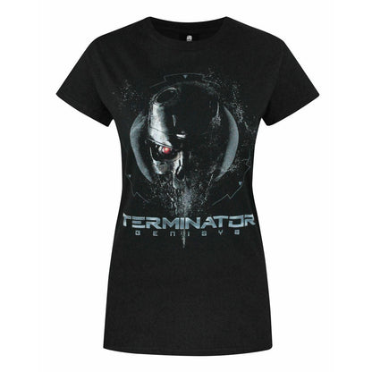 Black - Front - Terminator: Genisys Womens-Ladies Endoskeleton T-Shirt
