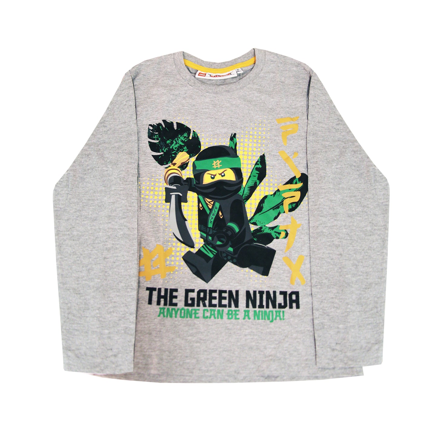 Grey - Side - Lego Ninjago Boys Long-Sleeved T-Shirt