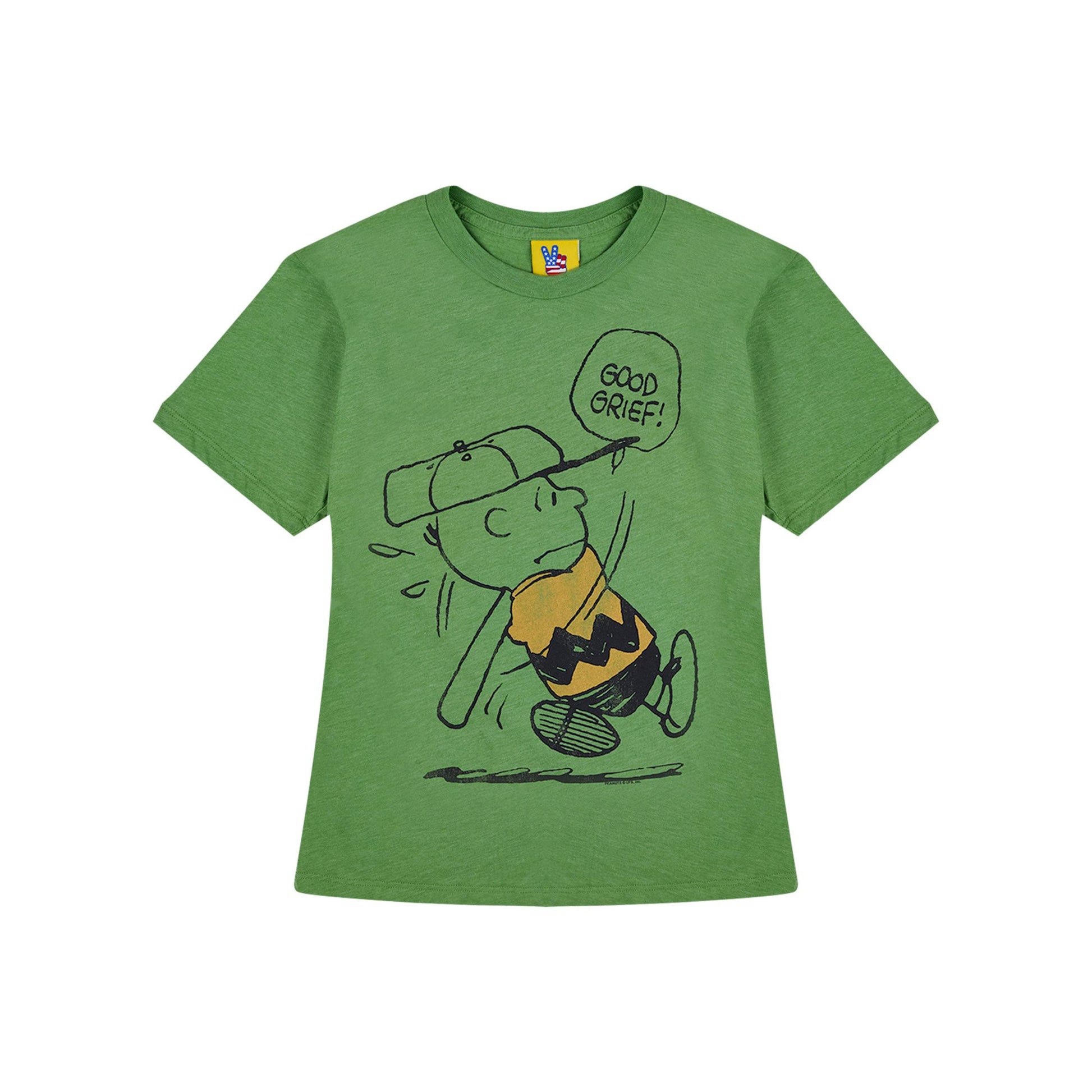 Black - Front - Peanuts Womens-Ladies Charlie Brown T-Shirt