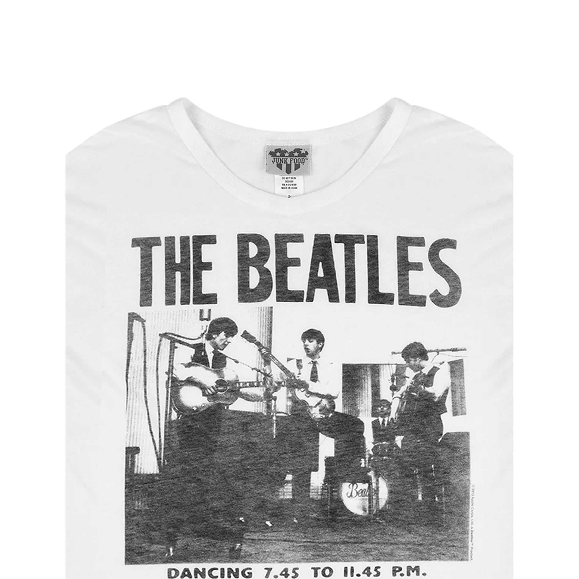 Black - Side - The Beatles Womens-Ladies Sleeveless T-Shirt