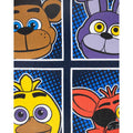 Blue - Back - Five Nights At Freddys Boys Panel Hoodie
