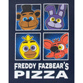 Blue - Side - Five Nights At Freddys Boys Panel Hoodie