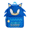 Blue - Front - Sonic The Hedgehog 3D Backpack