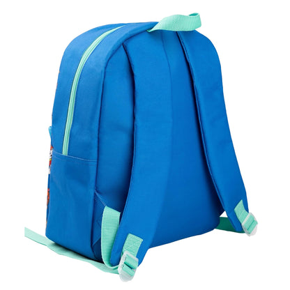 Blue - Back - Paw Patrol Characters Backpack Set