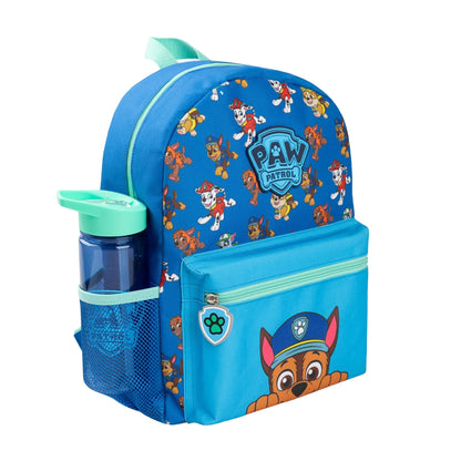 Blue - Side - Paw Patrol Characters Backpack Set